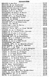 ORAN GUIDE 1960 pharmaciens